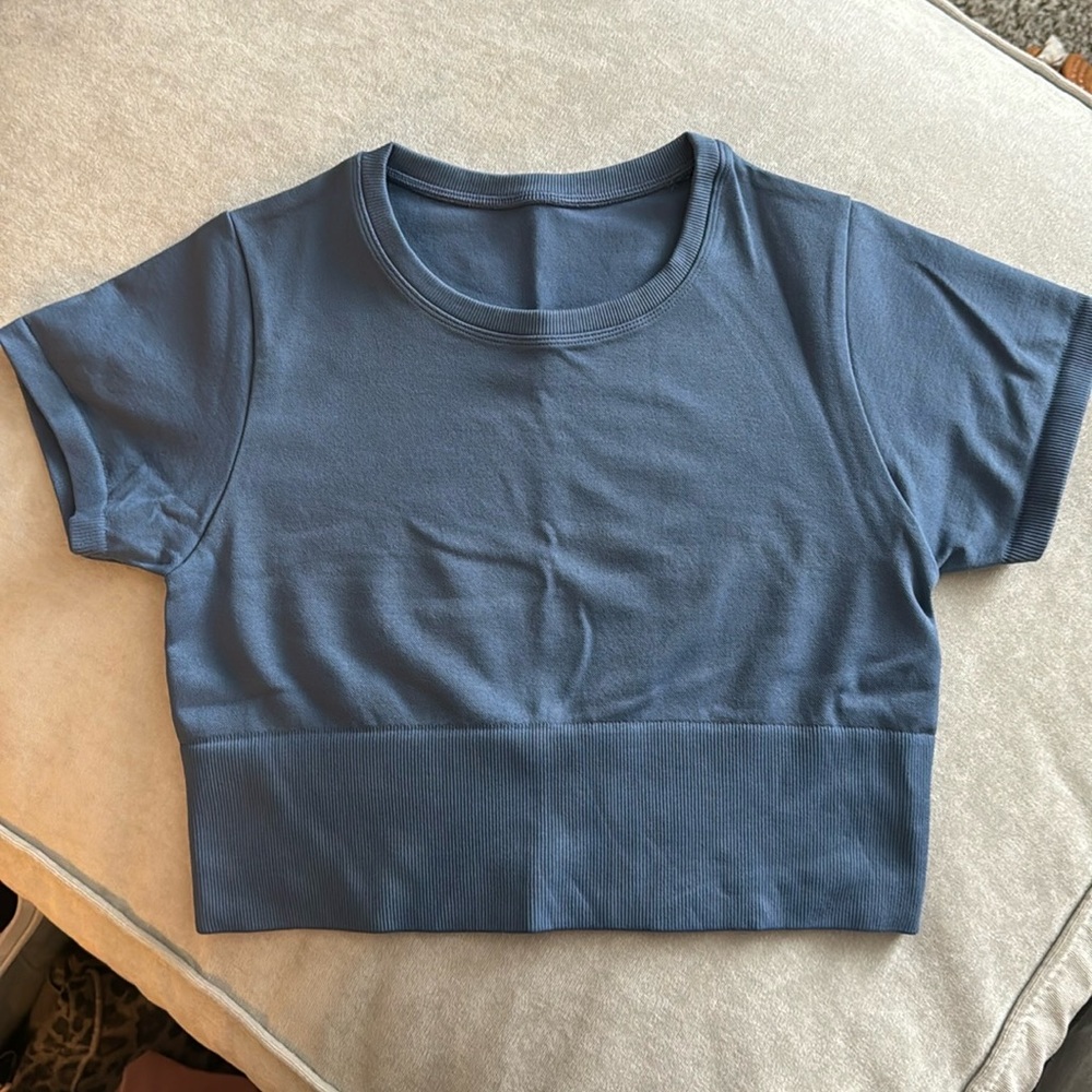 Blue Aerie Workout Top